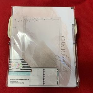 Happy Planner CLASSIC undated calendar extension (dashboard layout)